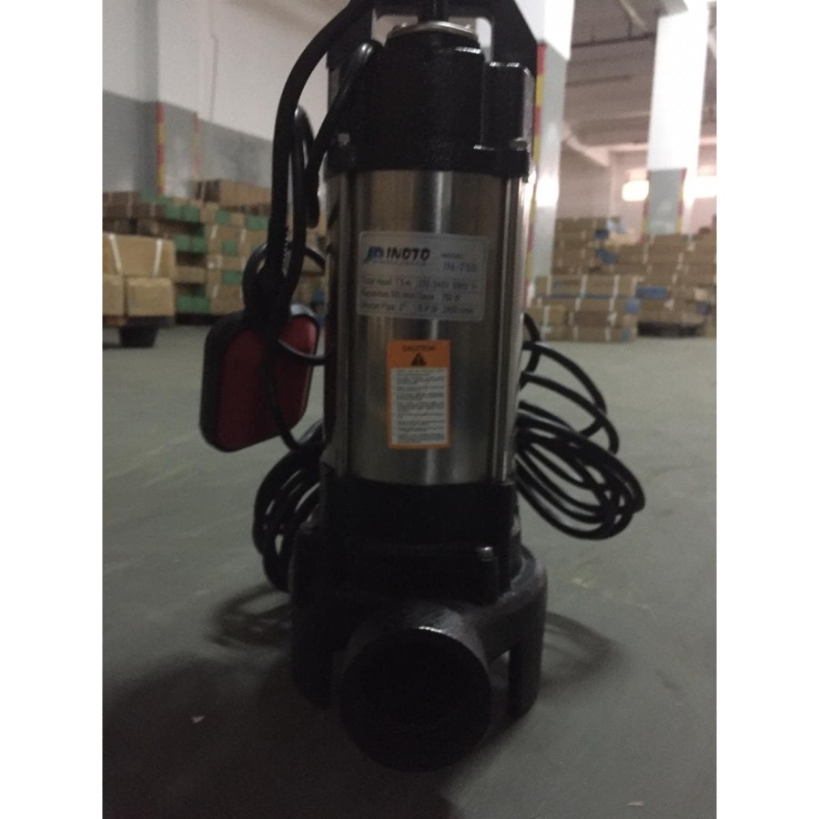 Pompa Celup Air Kotor Limbah dgn Gergaji Batu Inoto Pompa Celup Output 2" 1 HP  INOTO POMPA CELUP AI
