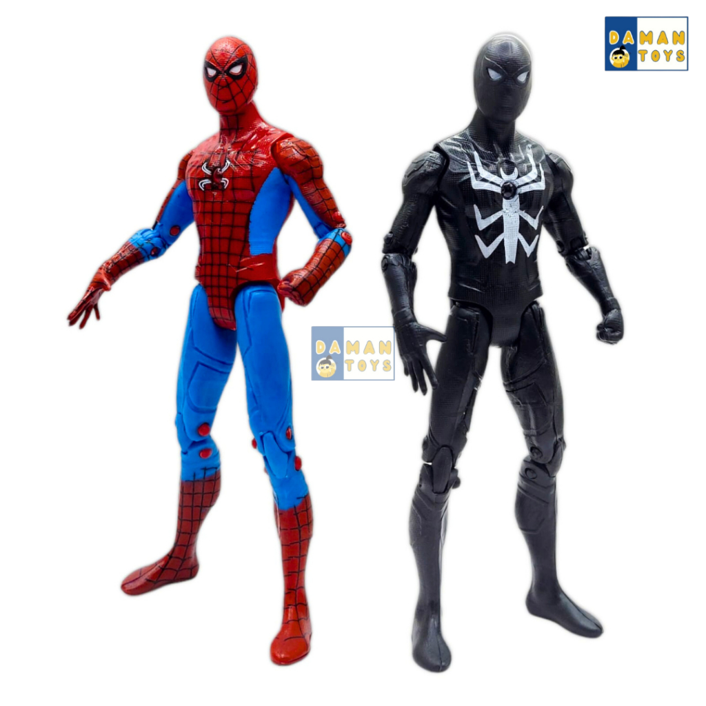 6pcs Mainan Anak Spiderman Super Hero Action Figure Pajangan