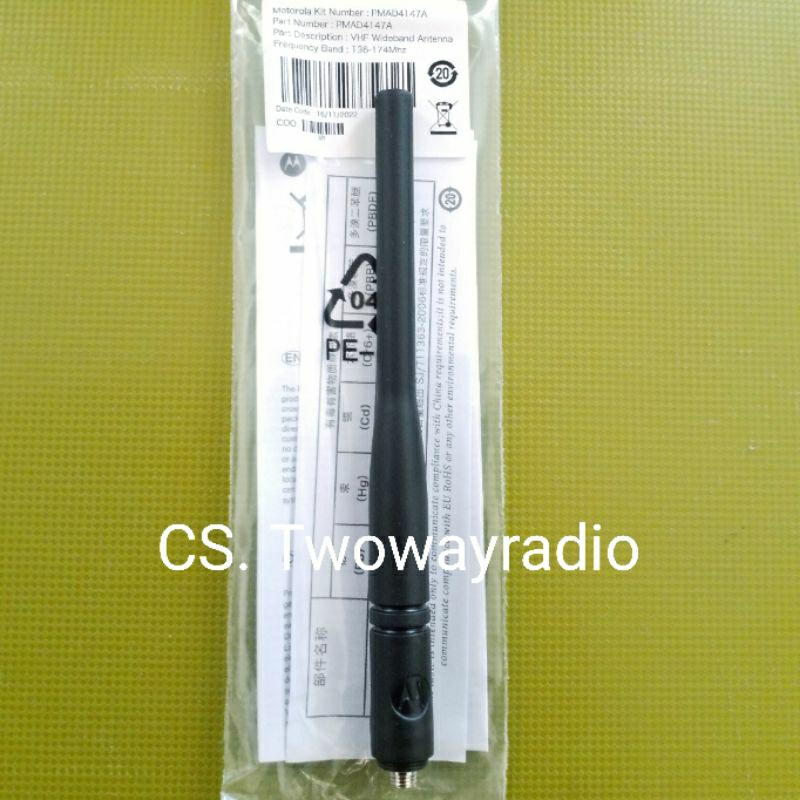 Antena HT Motorola XIR P6600 P6620 P8600 P8608 P8660 P8668 VHF 136-174 Antenna