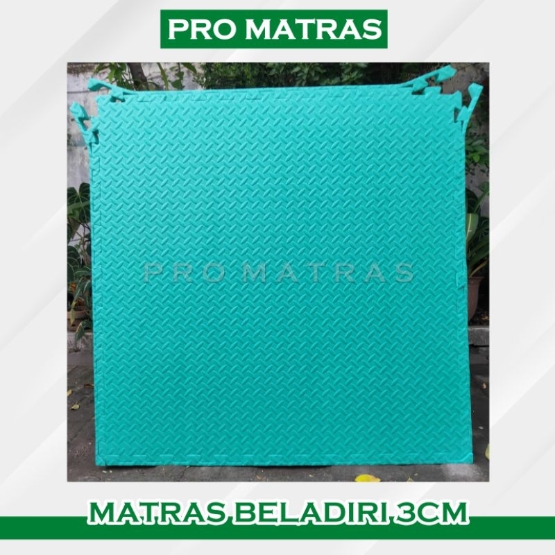 Matras Beladiri puzzle tebal 3cm Pencak Silat, Taekwondo, Karate, Muay Thai, BJJ, MMA Eva foam ( bus