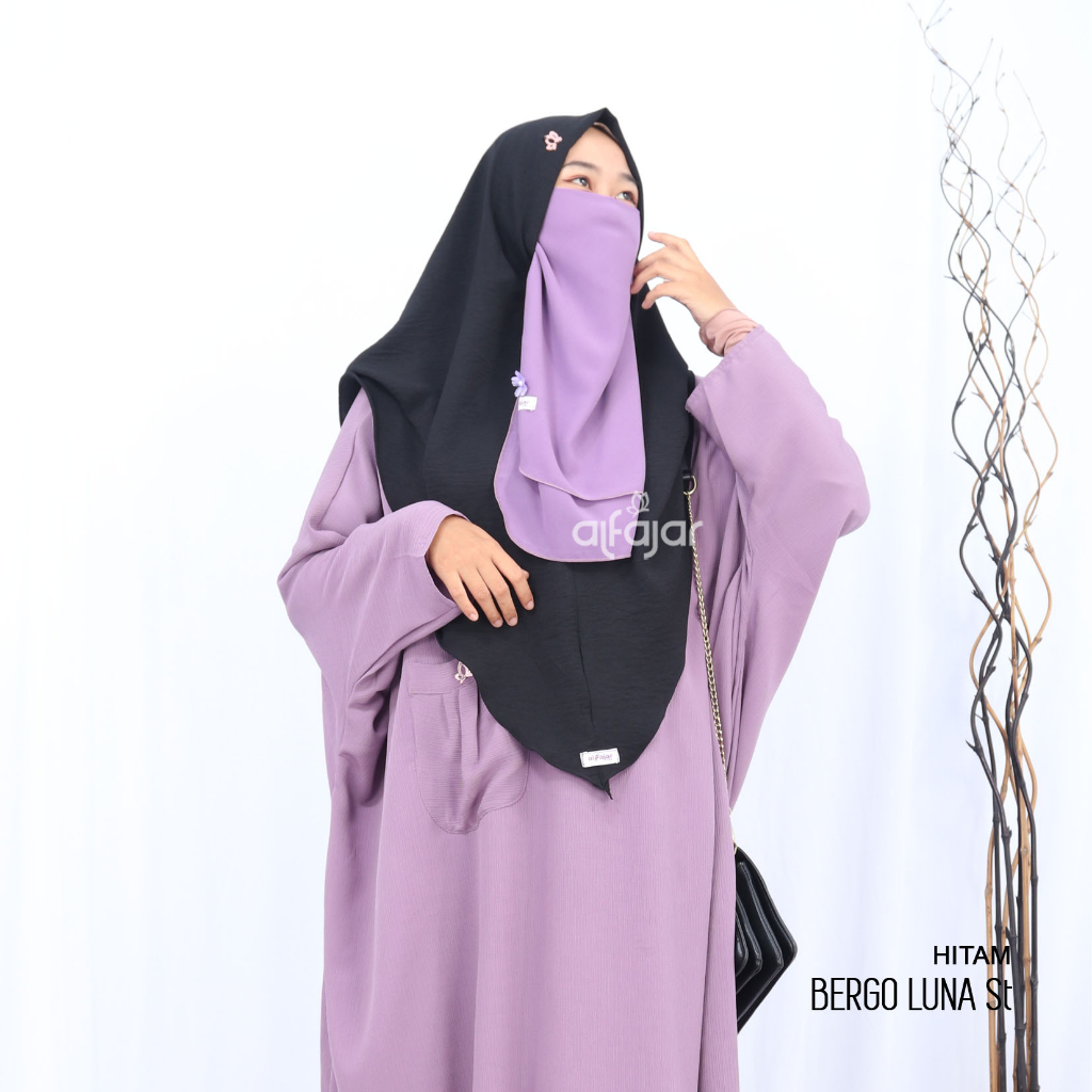 Khimar Instan Cringkle Airflow Luna by Alfajar