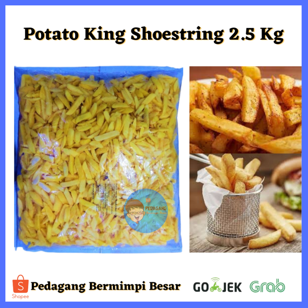 Potato King Shoestring 2.5 Kg/ Kentang King 2,5kg/ Kentang