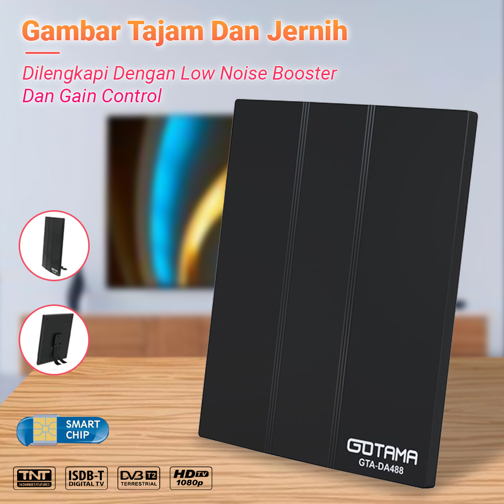 Antena tv Digital Luar Dalam Indoor Outdoor Gotama 2 TV DA-488