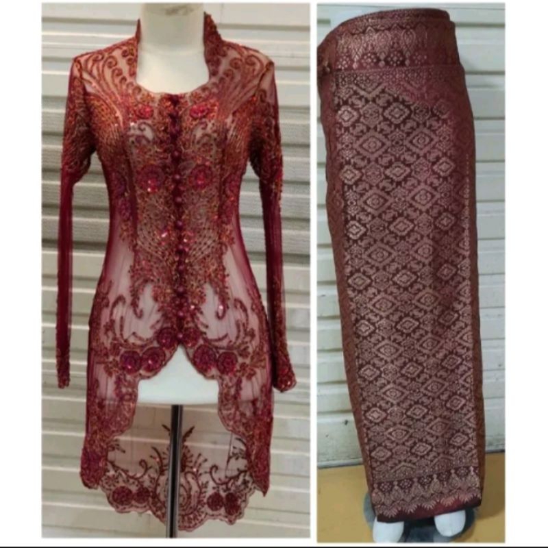 ORIGINAL SETELAN KEBAYA PAYET ROK PINGUIN//KEBAYA WISUDA MODERN//KEBAYA PESTA//SETELAN KEBAYA TERLARIS