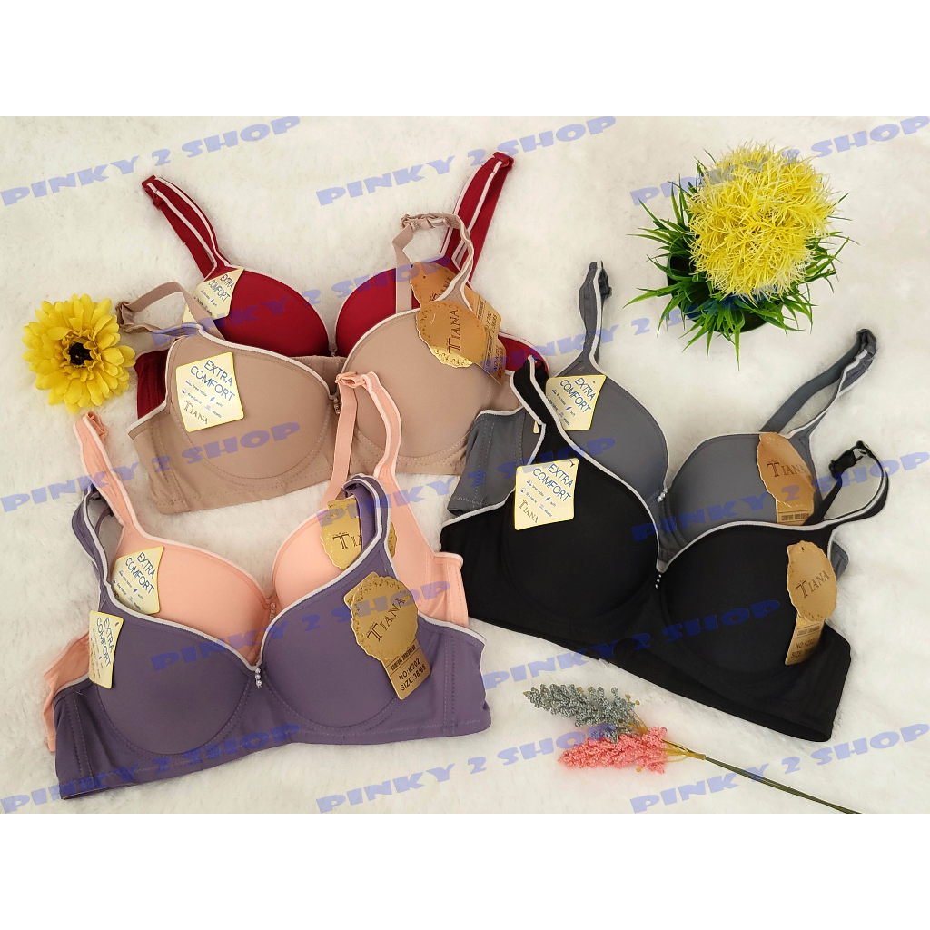BRA BH KAWAT POLOS KOMBINASI LIST SIZE 34- 40 KAIT 2