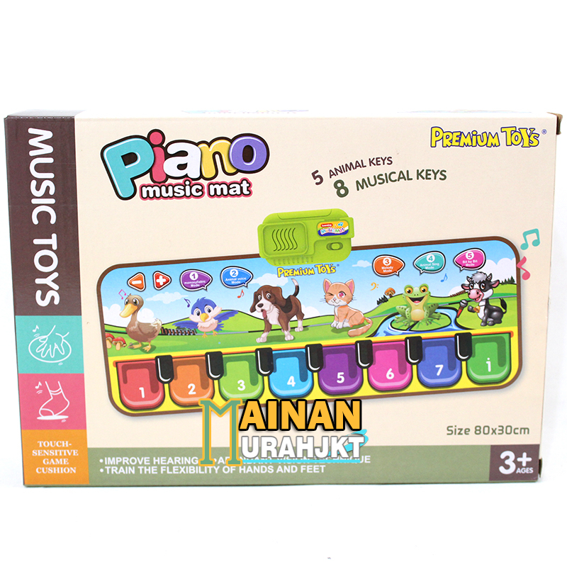 MAINANKEI MAINAN ANAK MURAH EDUKASI MUSIC PIANO MUSIC MAT PR-17620 MAINAN ANAK PIANO MUSIC HEWAN INTELLIGENT MUSIC TOYS