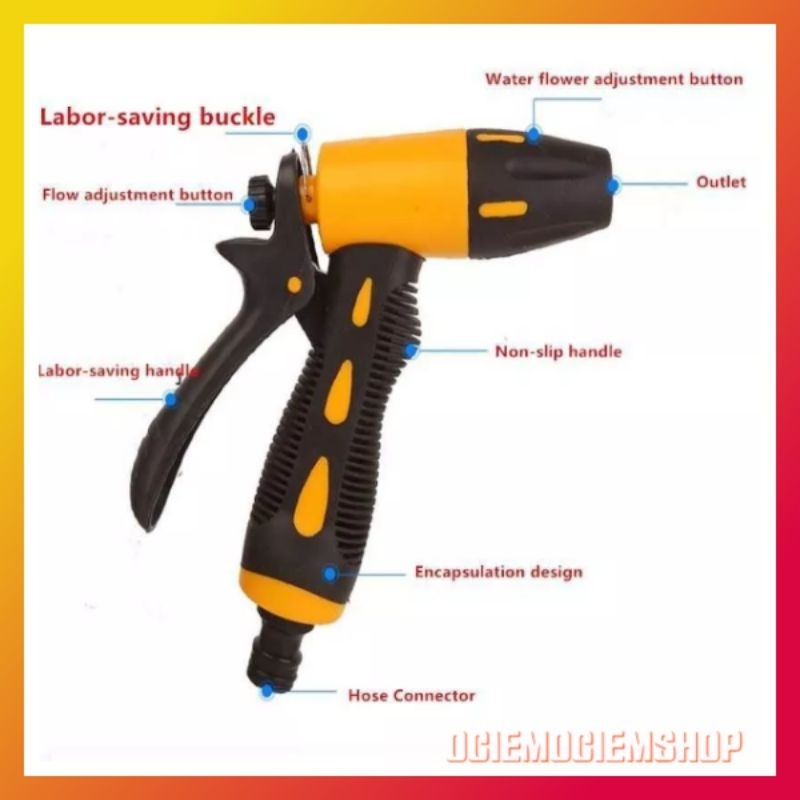 Kepala Kran Spta Semprotan Air Steam Cuci Mobil Nozzles Spray Water Gun