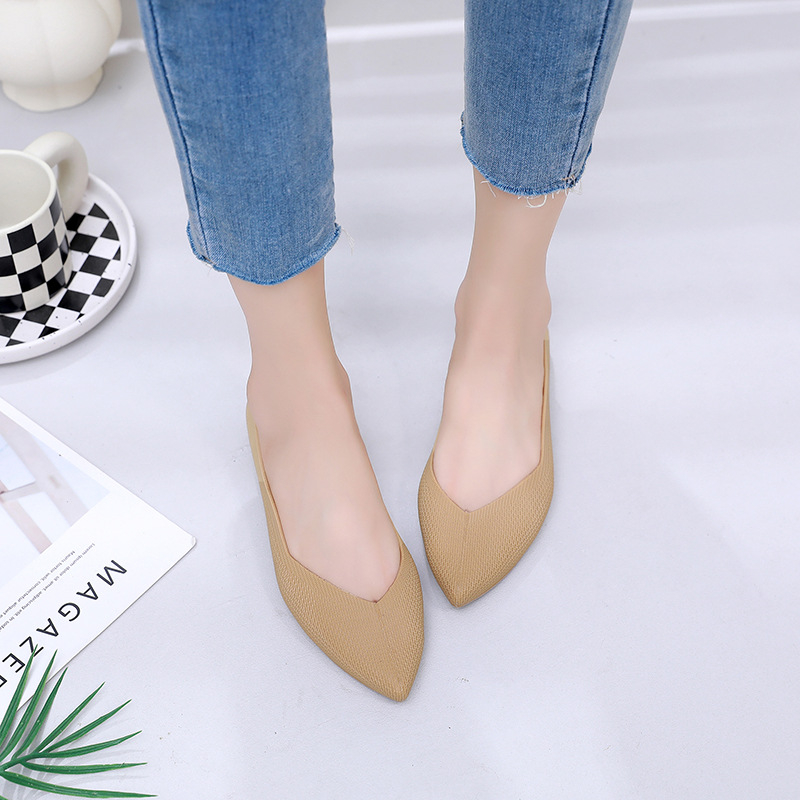 Sepatu Slop Flat Wanita Model Slip On Polos Fashion Korea Style Kasual Cewek Satu7an SPT-74