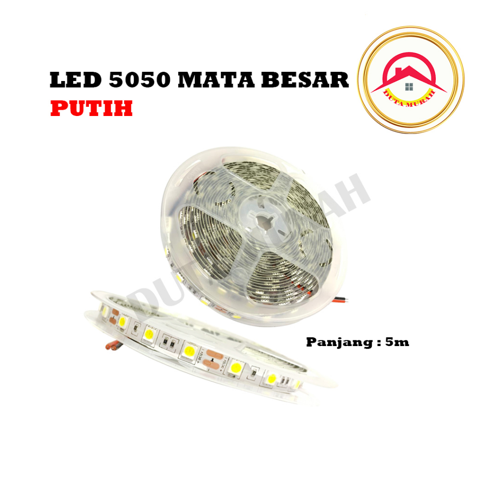 Lampu Strip LED 5050 Fleksibel 5M
