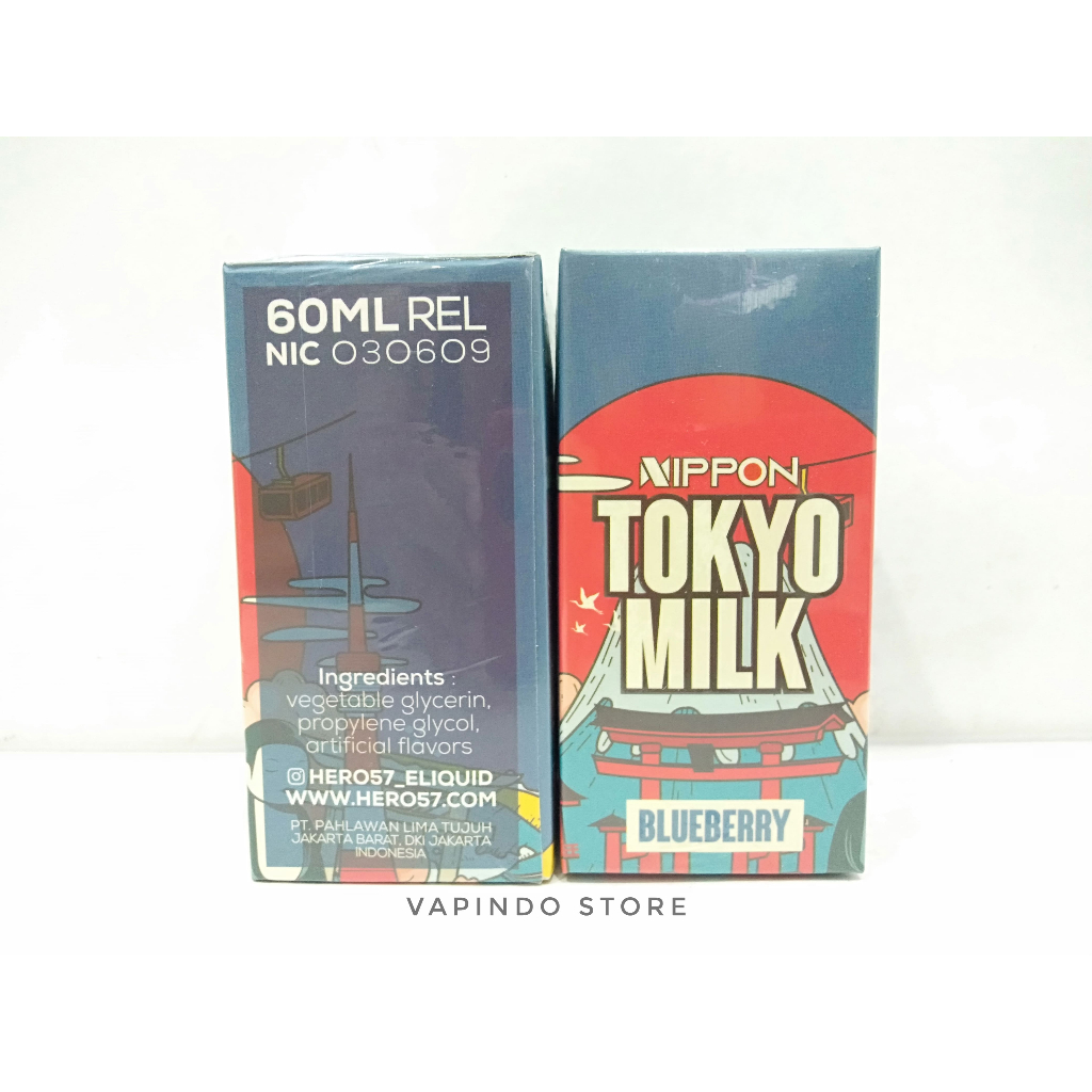 NIPPON TOKYO MILK BLUEBERRY 60ML BY HERO57 X PAN