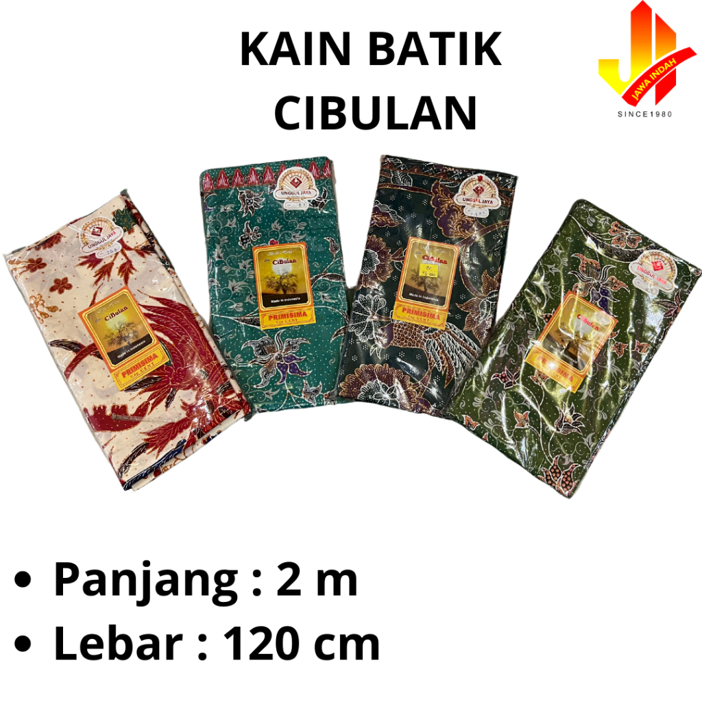 KAIN PANJANG / KAIN JARIK BATIK CIBULAN / UNGGUL JAYA