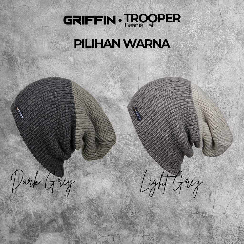 Kupluk Camping Outdoor Rajut Pria Trooper by Griffin