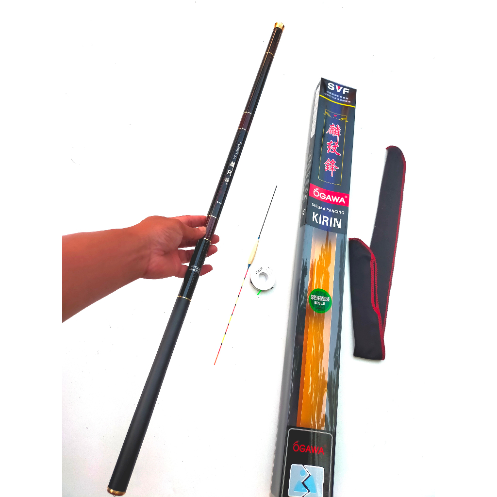 Joran Tegek Ogawa Kirin 300 360 450 630 720 carbon Kuat Banyak Bonus
