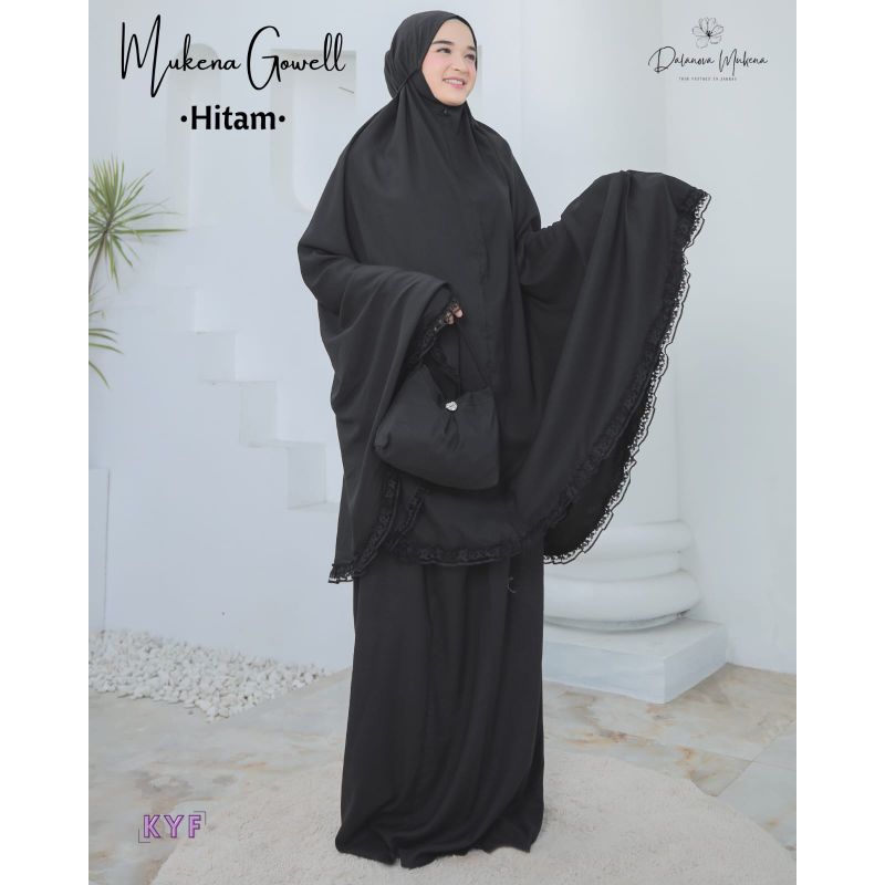 Mukena Dalanova GOWELL Hitam