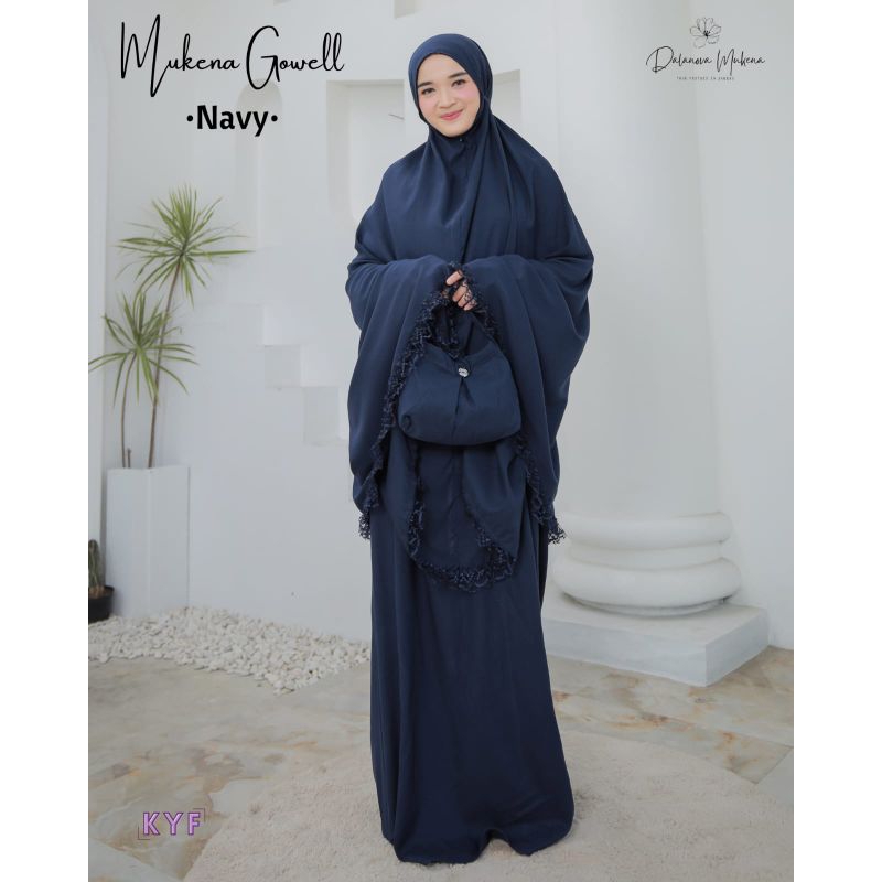 Mukena Dalanova  Gowell Navy