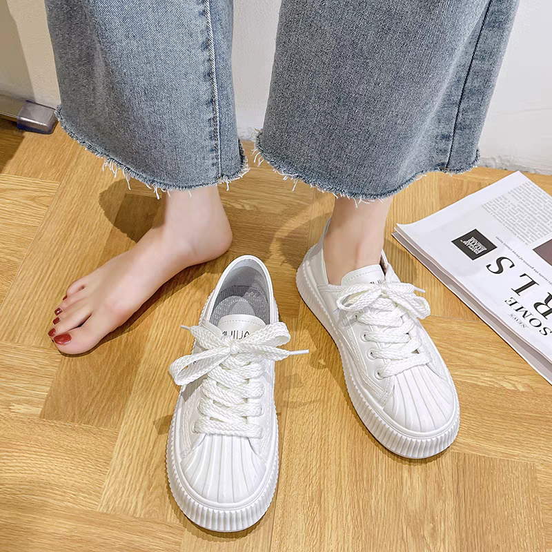 COD POS 629 Sneakers Slip On Polos Wanita Musim Panas Sepatu Model Korea