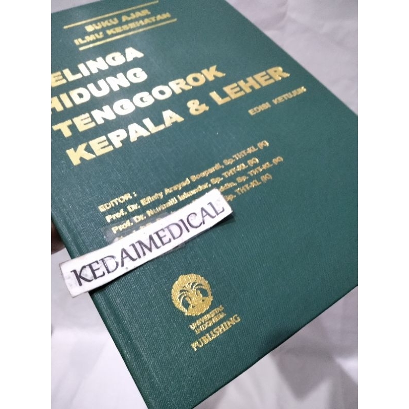 (ORIGINAL) BUKU AJAR ILMU KESEHATAN TELINGA HIDUNG TENGGOROKAN KEPALA &amp; LEHER EDISI 7 FULL COLOUR.