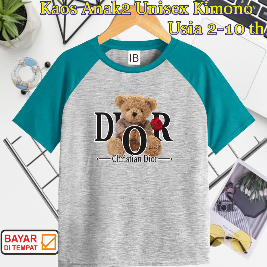 ((IB))KAOS ANAK2 UNISEX KIMONO/BEAR DIGITAL SABLON