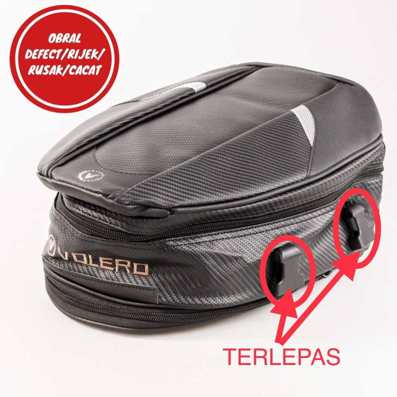 [OBRAL RIJEK] Tas Motor Touring Back Seat Tail Storage Bag - RR9014