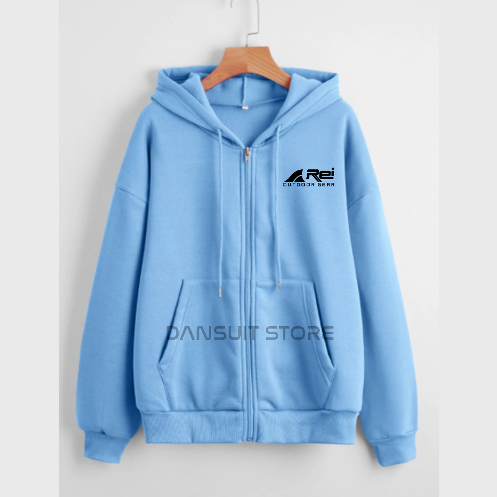 Jaket Hoodie Resleting Anak Laki-laki/Perempuan Usia 4-13 Tahun  Hoodie Anak Sablon AREI Logo Bahan Tebal Premium