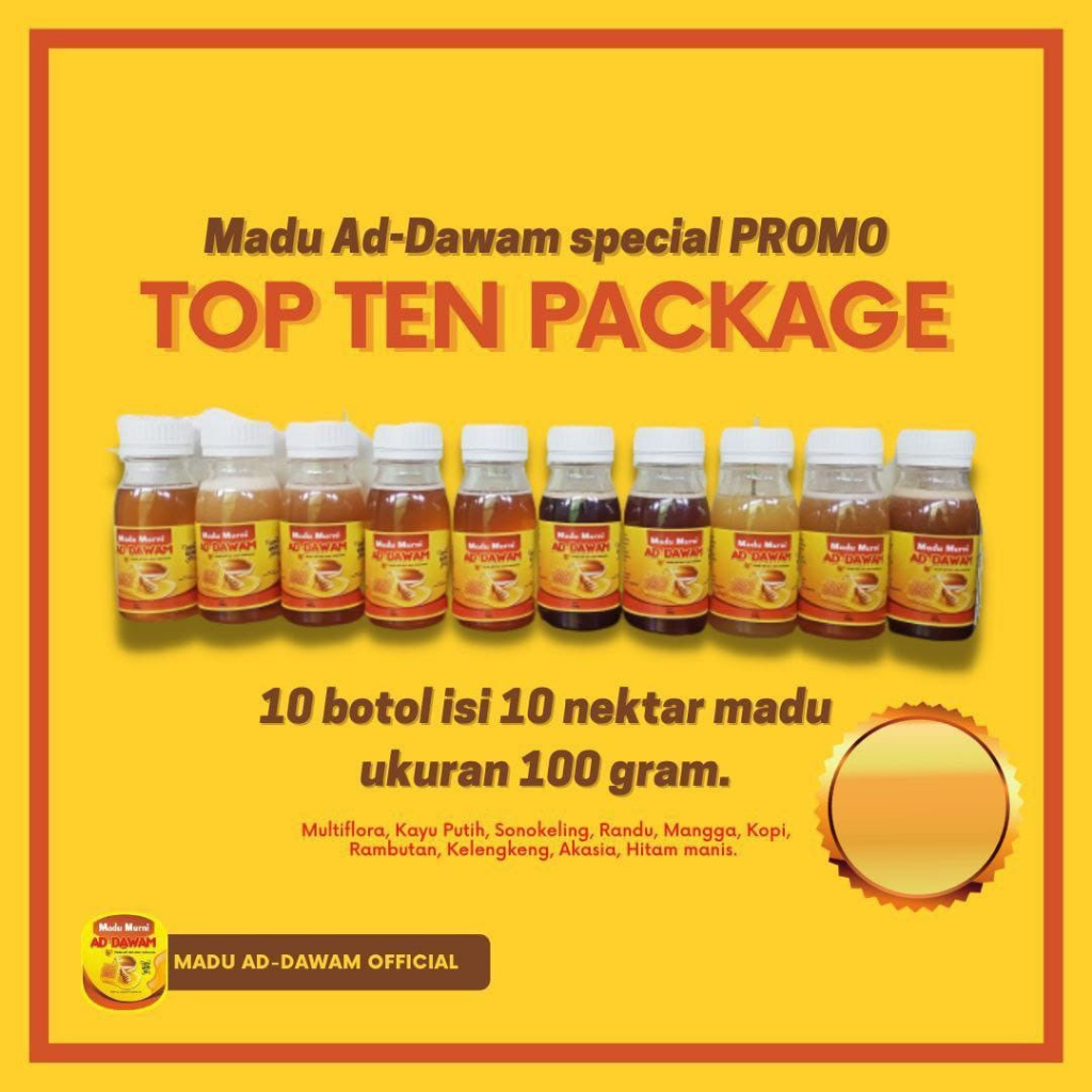 

Madu Ad-Dawam TOPTEN PACKAGE