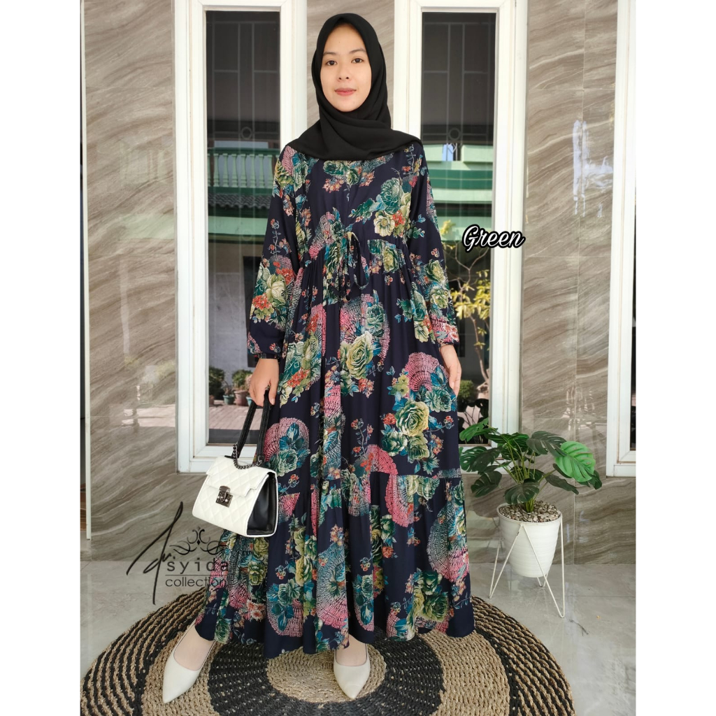 TERMURAH! BEST SELLER!! Homey dress Motif Etnic RAYON VISCOS