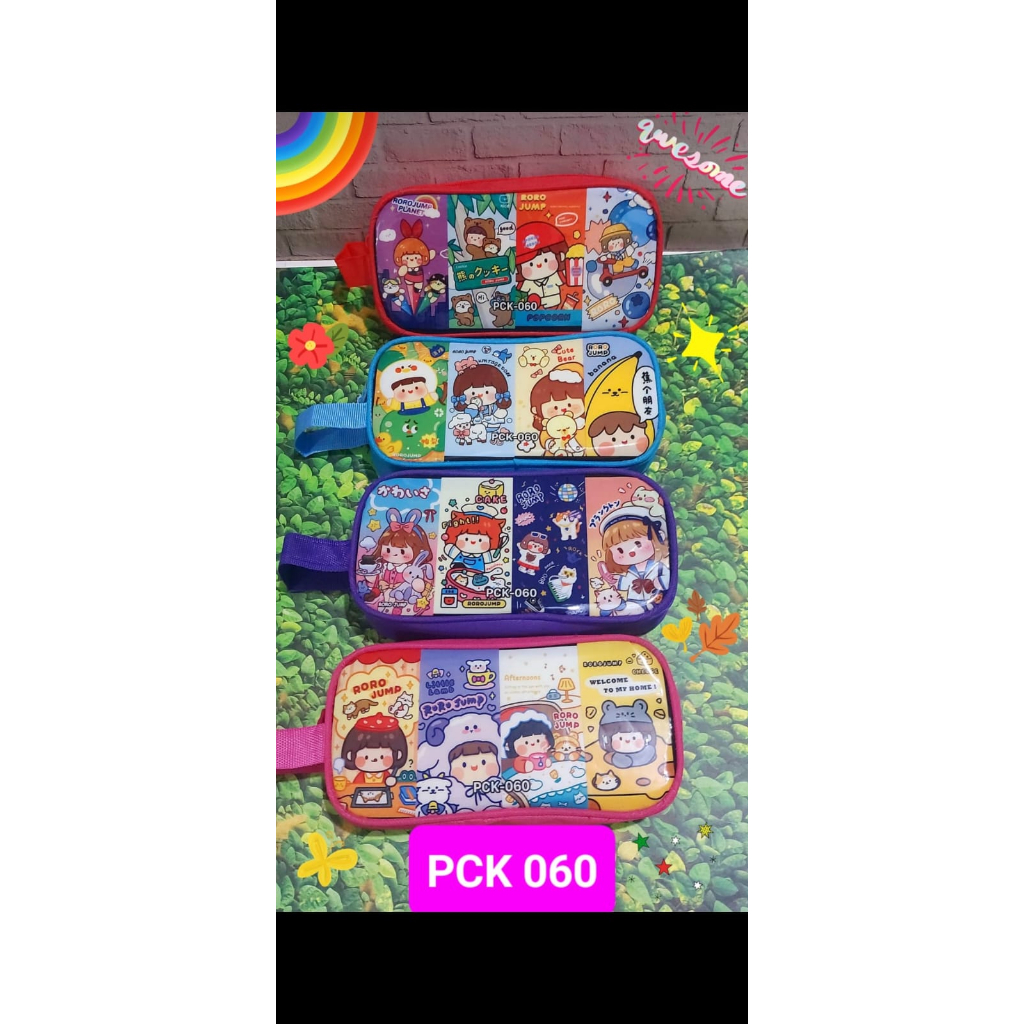 

TEMPAT PENSIL ANAK KARAKTER LUCU / KOTAK PENSIL ANAK DOMPET SEKOLAH