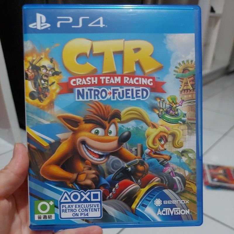 kaset ps4 ctr crash team racing nitro fueled second