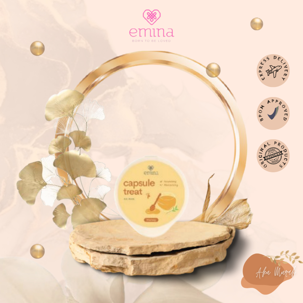 ✨ AKU MURAH ✨ Emina Capsule Treat Mask 10 ML /  Masker Rawat Wajah Travel Friendly [BPOM]