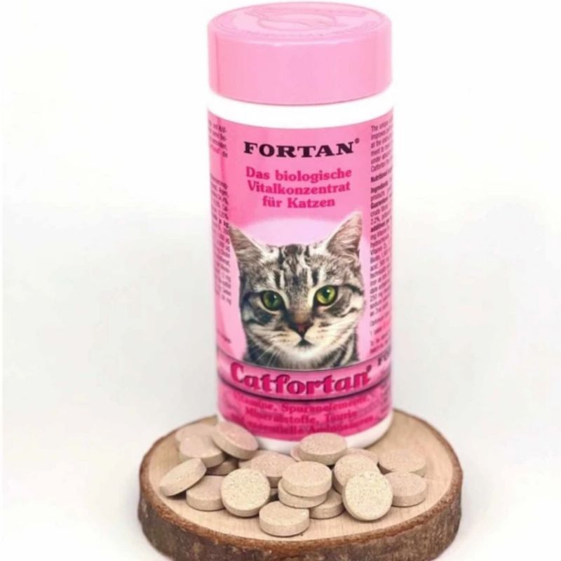 (ecer 1tablet) cat fortan catfortan ecer 1 tablet - multivitamin untuk kucing