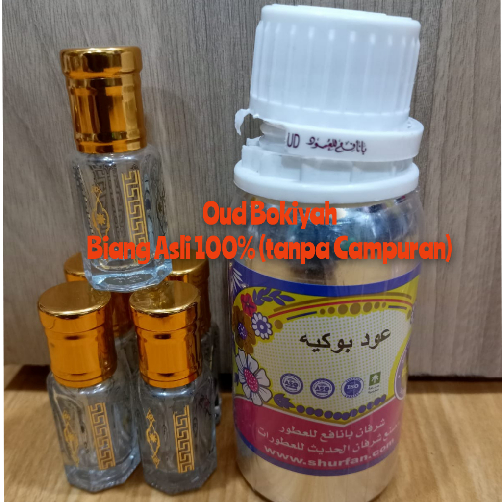 Oud Bokiyah Ameer Oud Al Khanjar Gaharu Minyak wangi Full Biang Murni Tanpa Campuran