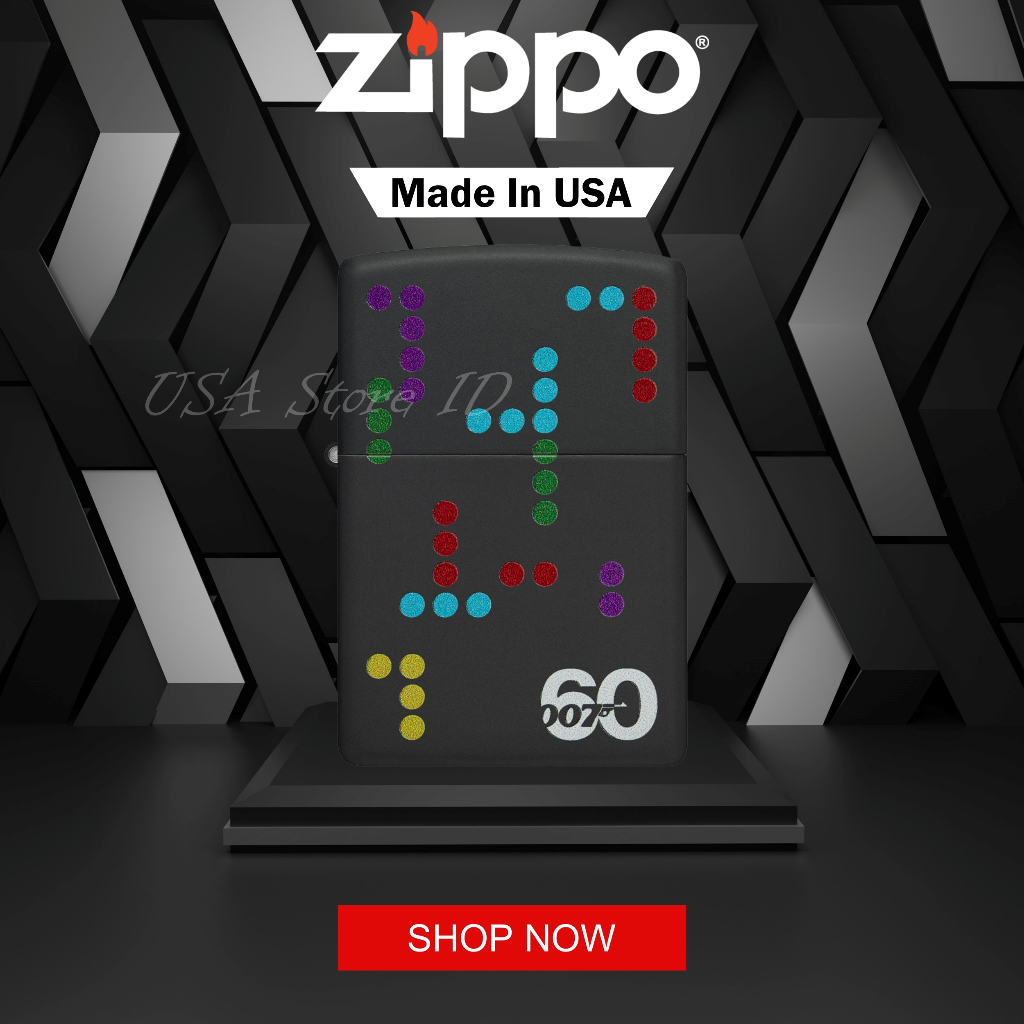 Korek Api Zippo James Bond 007â„¢ 48577 Original Made In USA