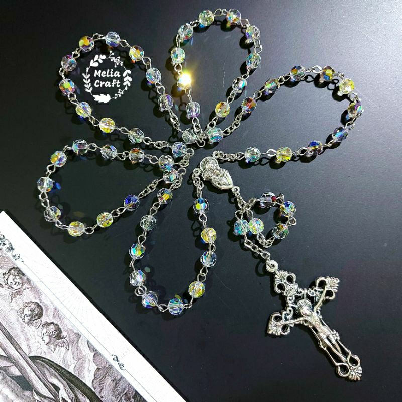 Rosario Kristal Swarovski Anti Karat - Swarovski Crystal Rosary - Rustproof