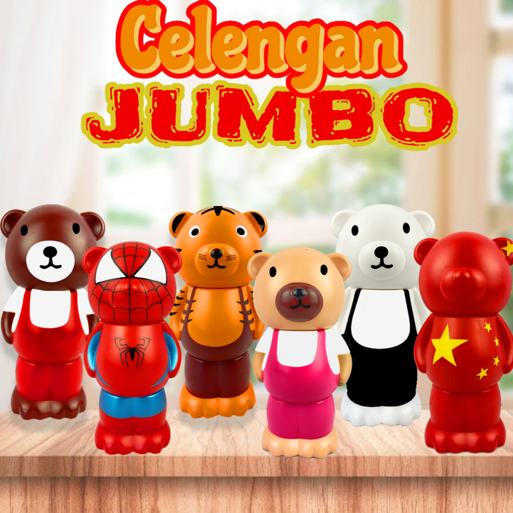 SAKURA Celengan Anak KarakterBear Jumbo/ Celengan Lucu 133028SS