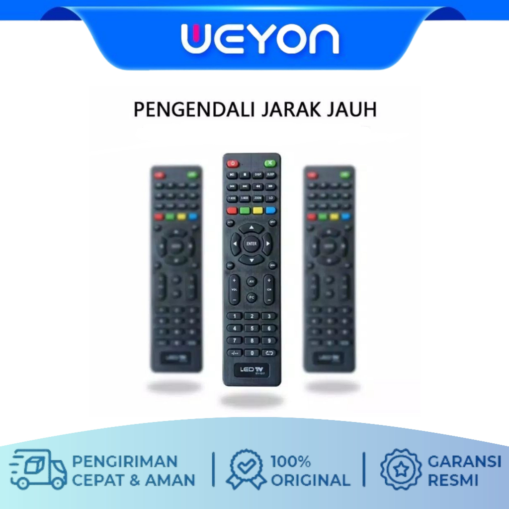 REMOTE TV SAKURA/ANIMAX/WEYON/GAZELA/LED TV ORIGINAL 32IN/24IN
