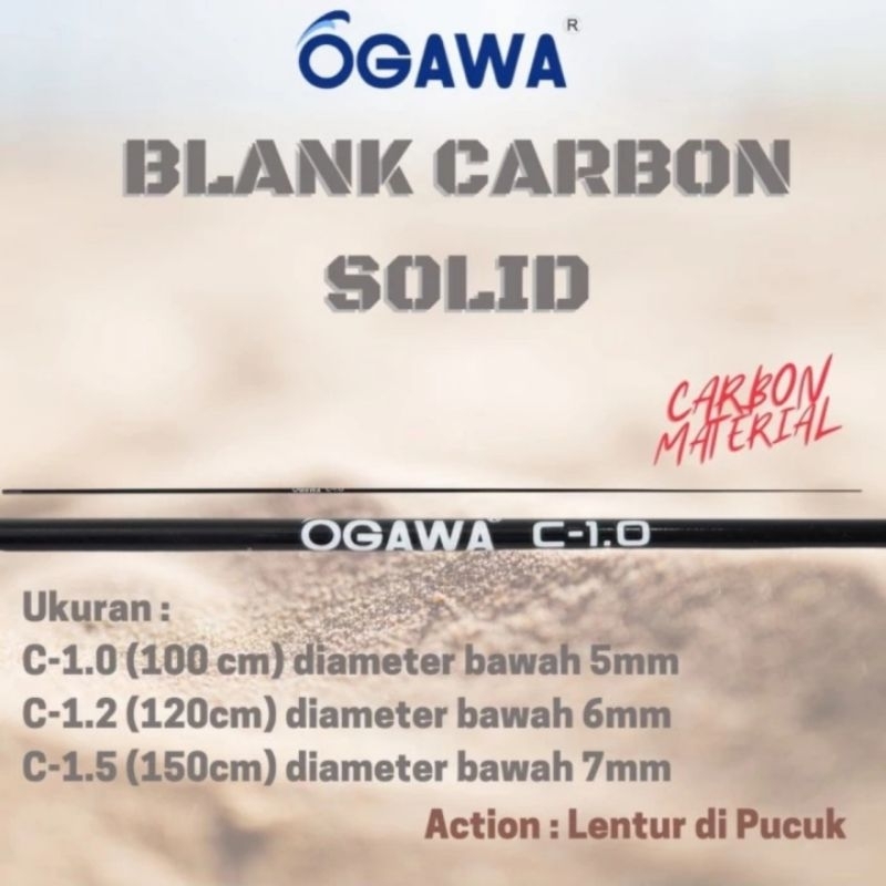 BLANK OGAWA CARBON SOLID C - 1.0 | ACTION SUPPLE