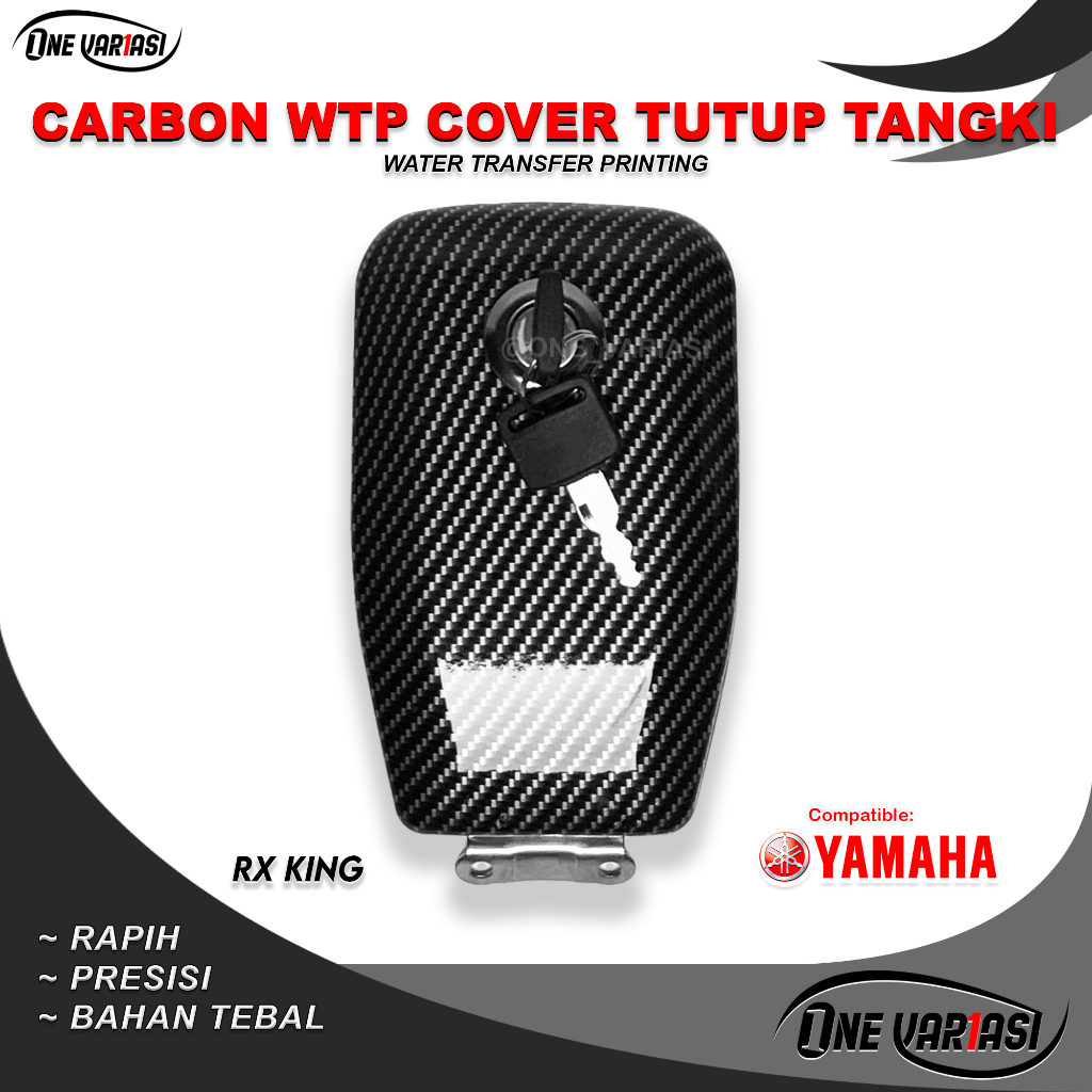 TUTUP TANGKI TANKI RX KING CARBON KARBON