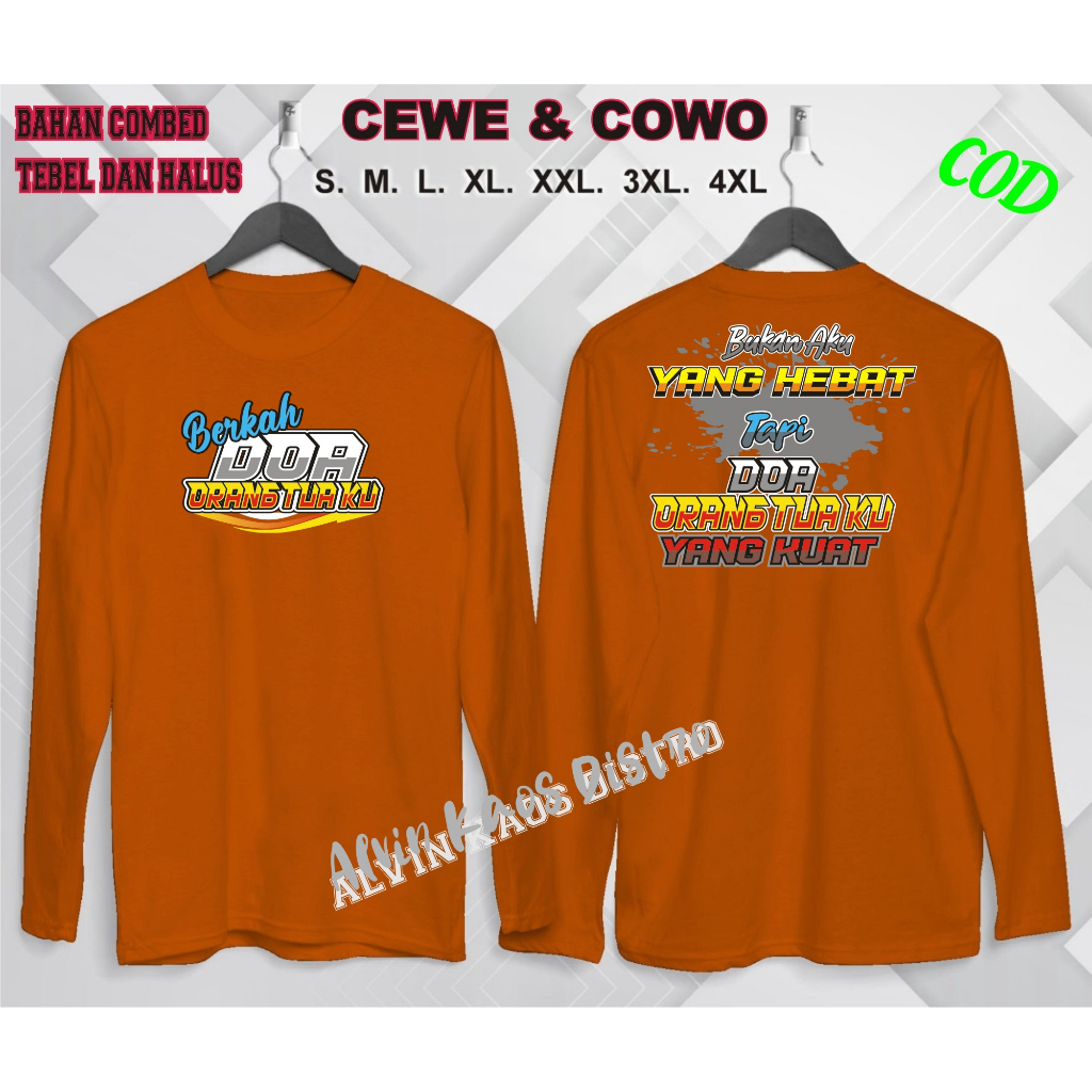 Terviral Kaos DTF db doa orangtuaku yg kuat KAOS MURAH  Kaos Putih Hitam Kaos Terlaris