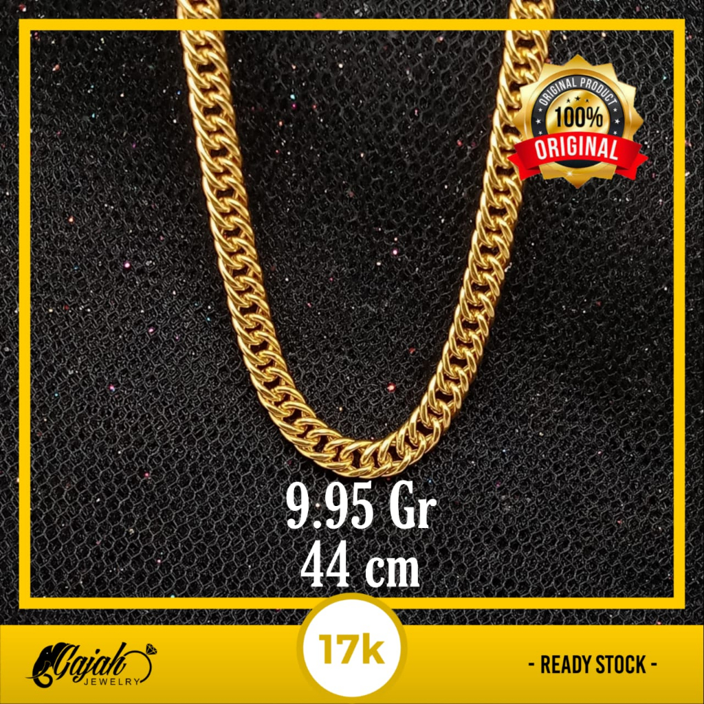 Kalung Emas 17K - 9.95 Gr Kadar 750 - 5230