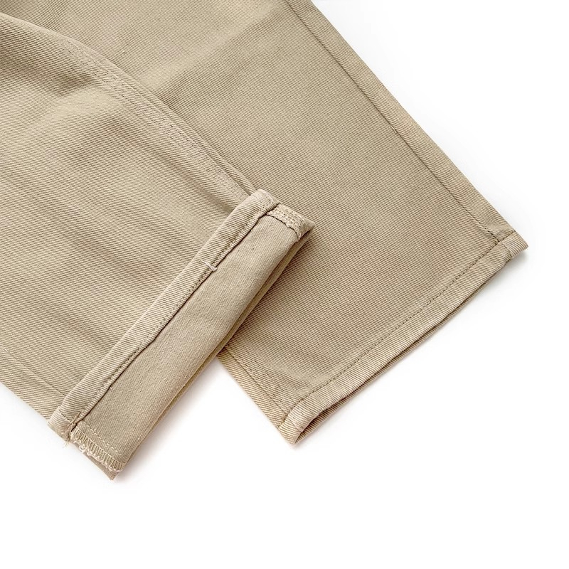 Korea Style Jeans Wanita High Waist Celana Panjang Khaki Straight Pants Loose Jeans