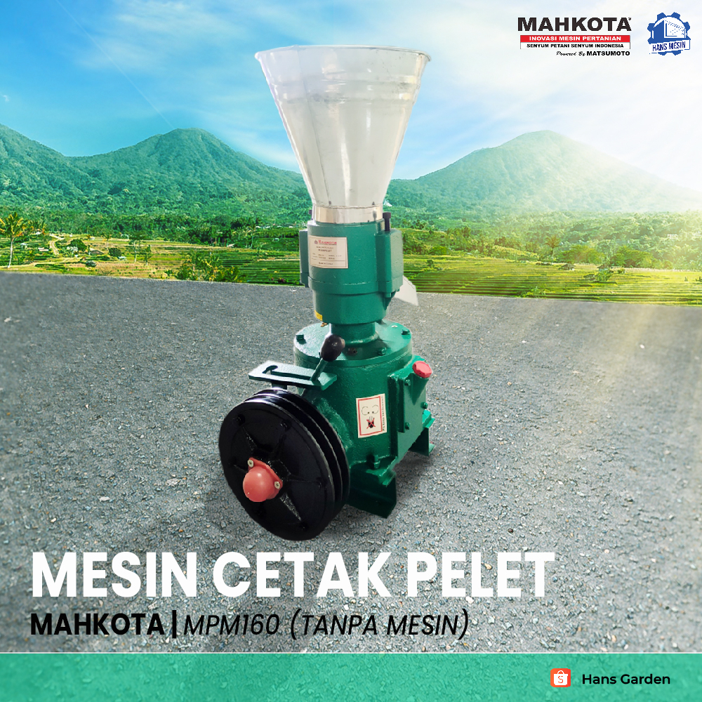 MESIN CETAK PELET TERNAK MAHKOTA MPM-160