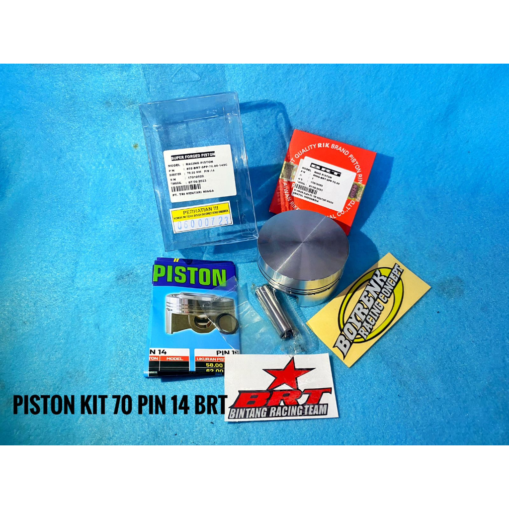 SUPER FORGET PISTON KIT FORGET DIAMETER 70 PIN 14 BRT - BOYRENK RACING