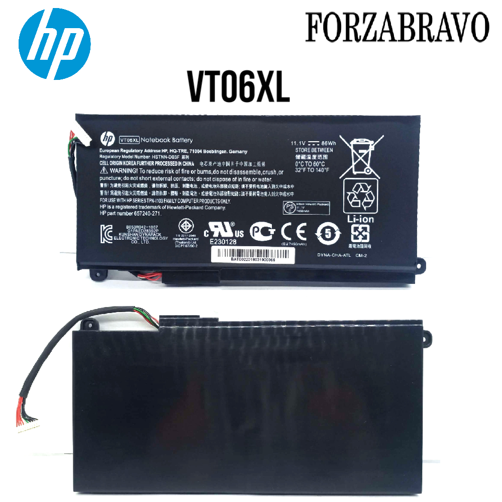 Baterai Battrey Batre Laptop HP ENVY 17-327ONR 17-3200EB 17-3000EG 17-3290EL 17-3270NR 17-3080EZ Ber
