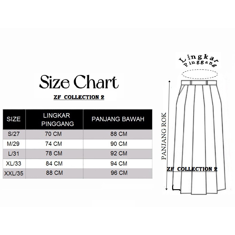 RB Rok Sekolah SMA/SMK rempel panjang non karet Rok Seragam SMA/SMK lipit Rok Abu-abu,Hitam,