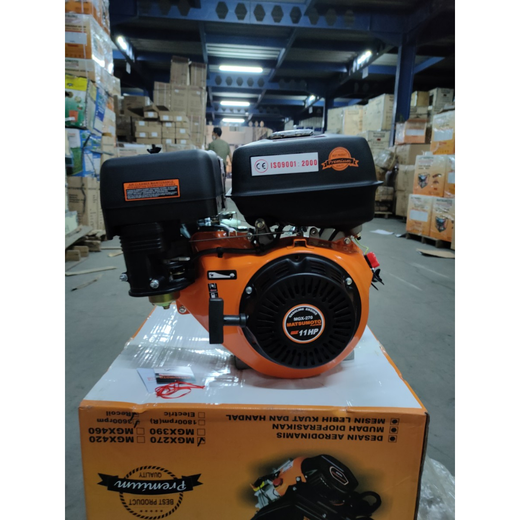 MATSUMOTO MESIN PENGGERAK BENSIN SERBAGUNA PUTARAN CEPAT/LAMBAT (MGX-270)