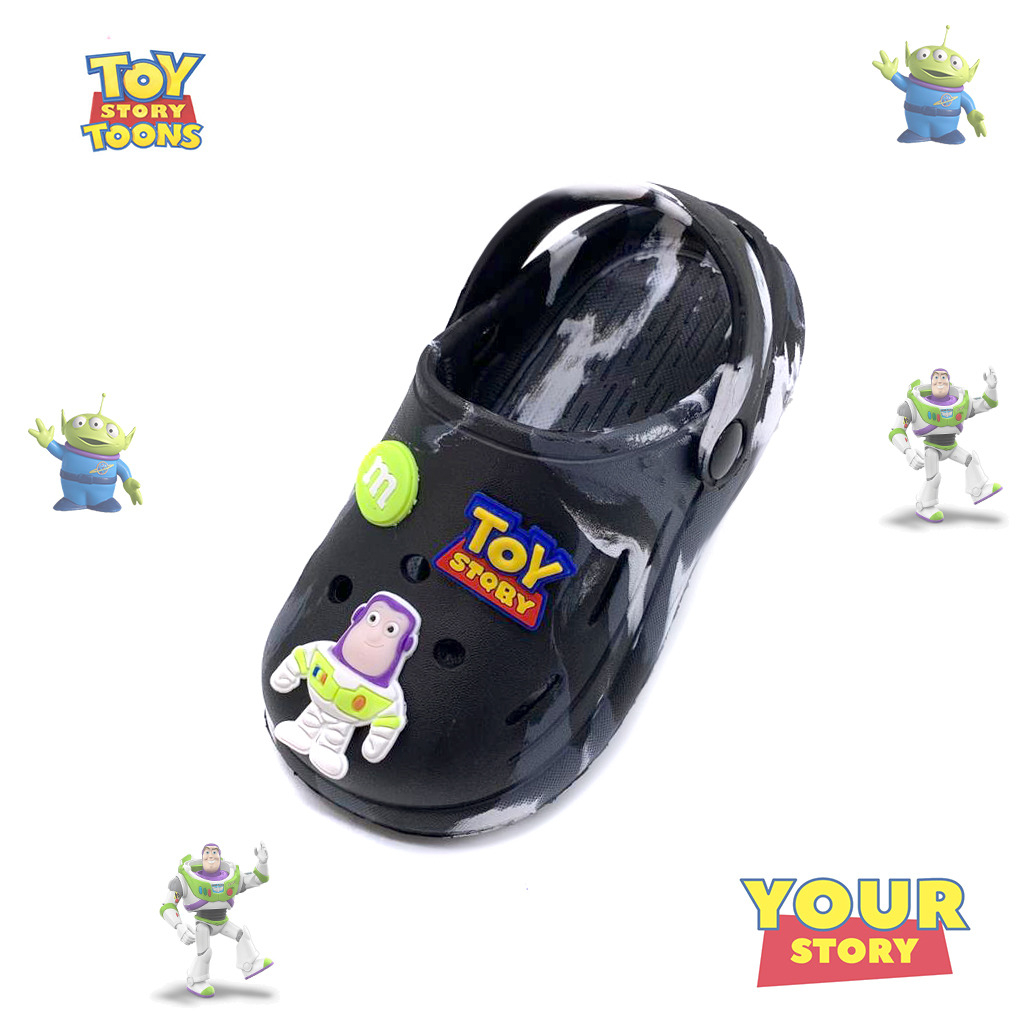 Sandal Anak Corcs Motif Toys Story Viral Model Terbaru