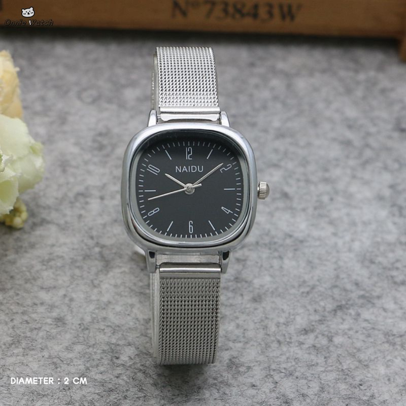 ONNIE Jam Tangan Wanita Naidu Stainless Steel Analog Vintage Style KY-NA01