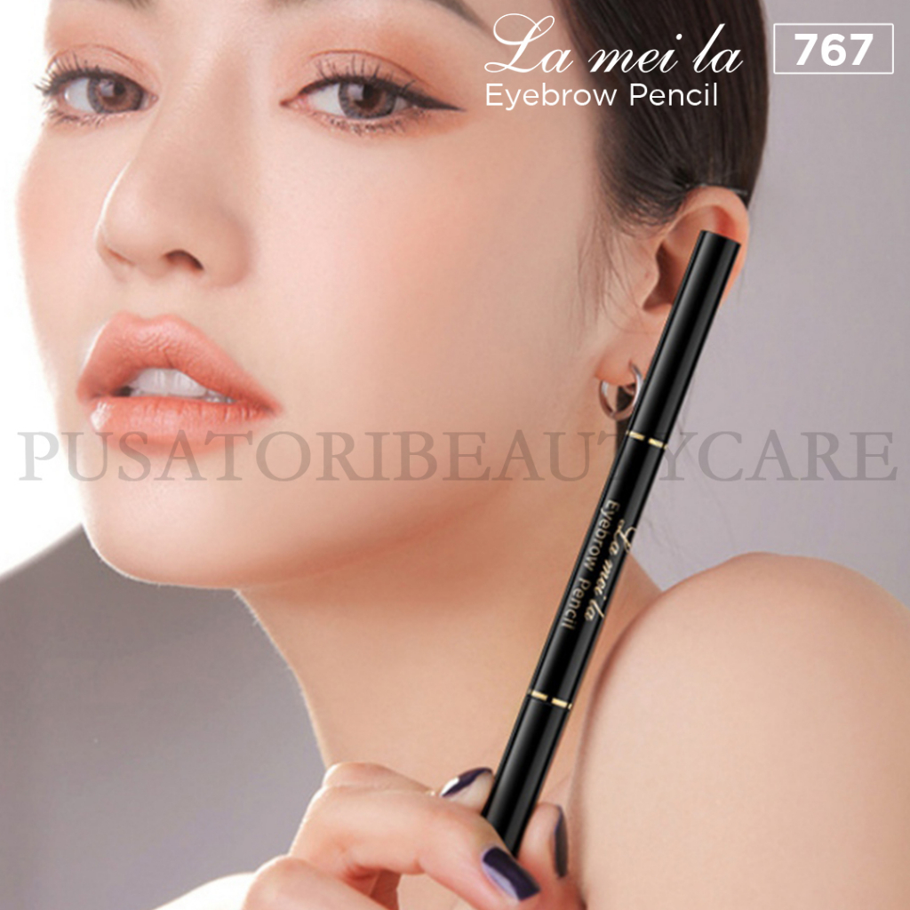 LAMEILA 767 Eyebrow Pencil Waterproof Pinsil Alis Anti Air