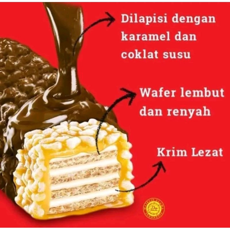 BENG BENG WAFER CARAMEL 1 BOX @17 Pcs