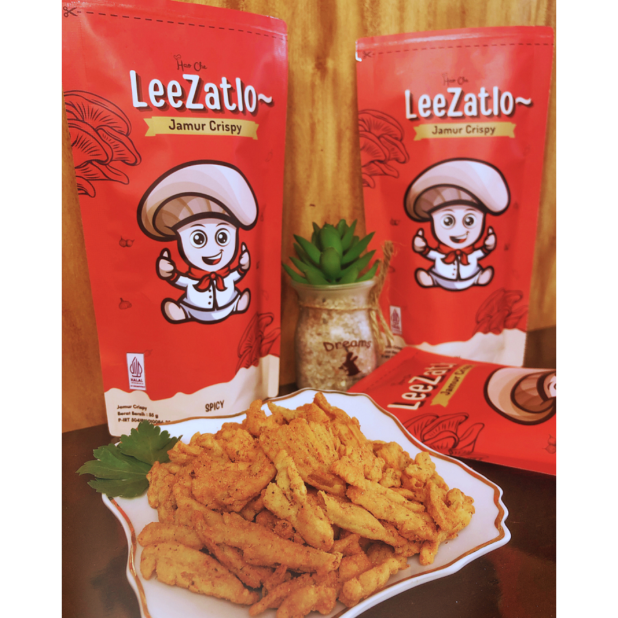 

Jamur Crispy Leezatlo - Keripik Jamur Tiram Rasa Spicy